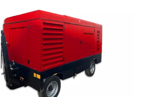 Дизельный компрессор BAYSAR DSPK 1400LDP на шасси