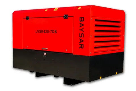 Дизельный компрессор BAYSAR LVSK420-7DC