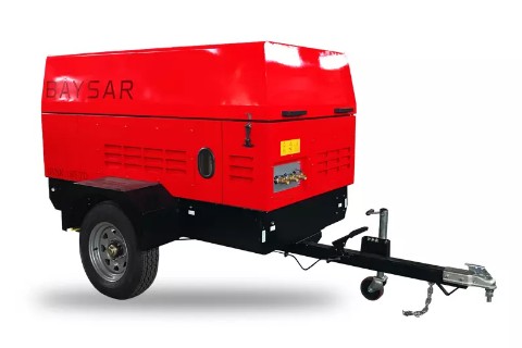 Дизельный компрессор винтовой BAYSAR GVSK 185-7D