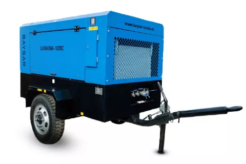 Дизельный передвижной компрессор BAYSAR LVSK350-12DC