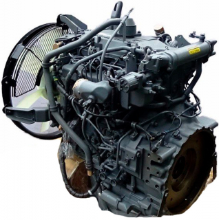 Двигатель 4HK1-X Isuzu спецтехника (с навесным)