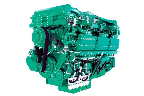 Двигатель генератора QSK78-G18 Cummins в сборе