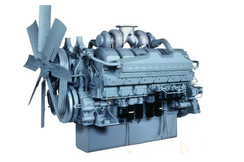 Двигатель генератора S12H-PTA Mitsubishi 