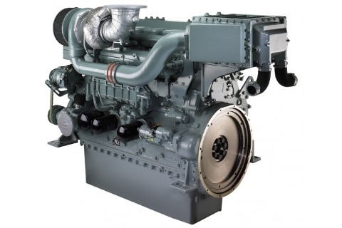 Двигатель дизель генератора Mitsubishi S6A3-PTA/PTAA 