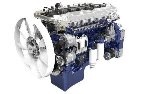 Двигатель Weichai WP12.375E50 в сборе