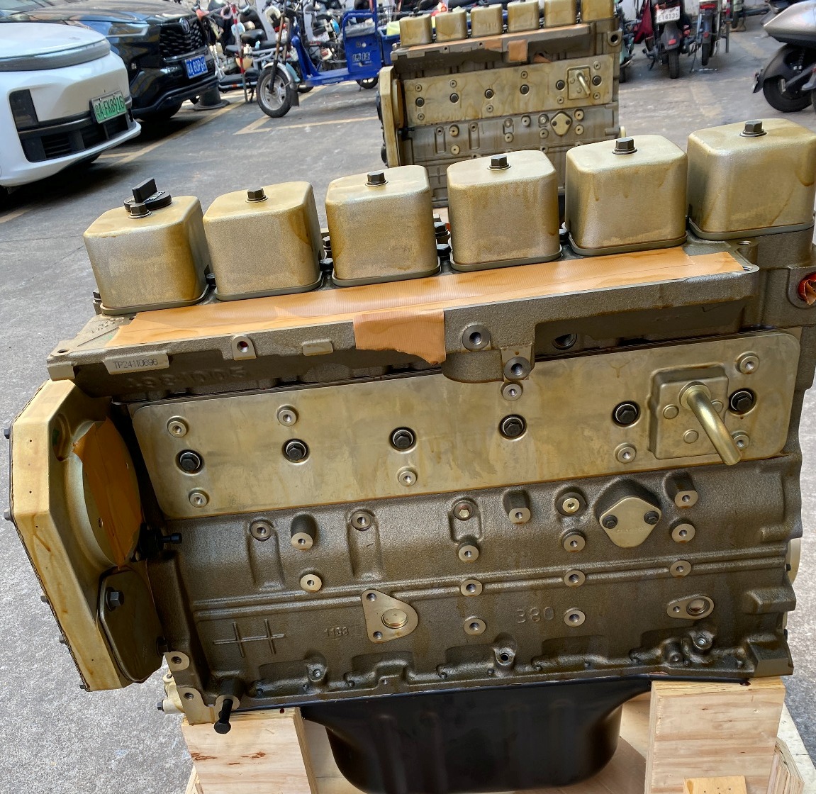 Двигатель в комплектации Long block Cummins B5.9 с поршнем 3926631 (оригинальный)