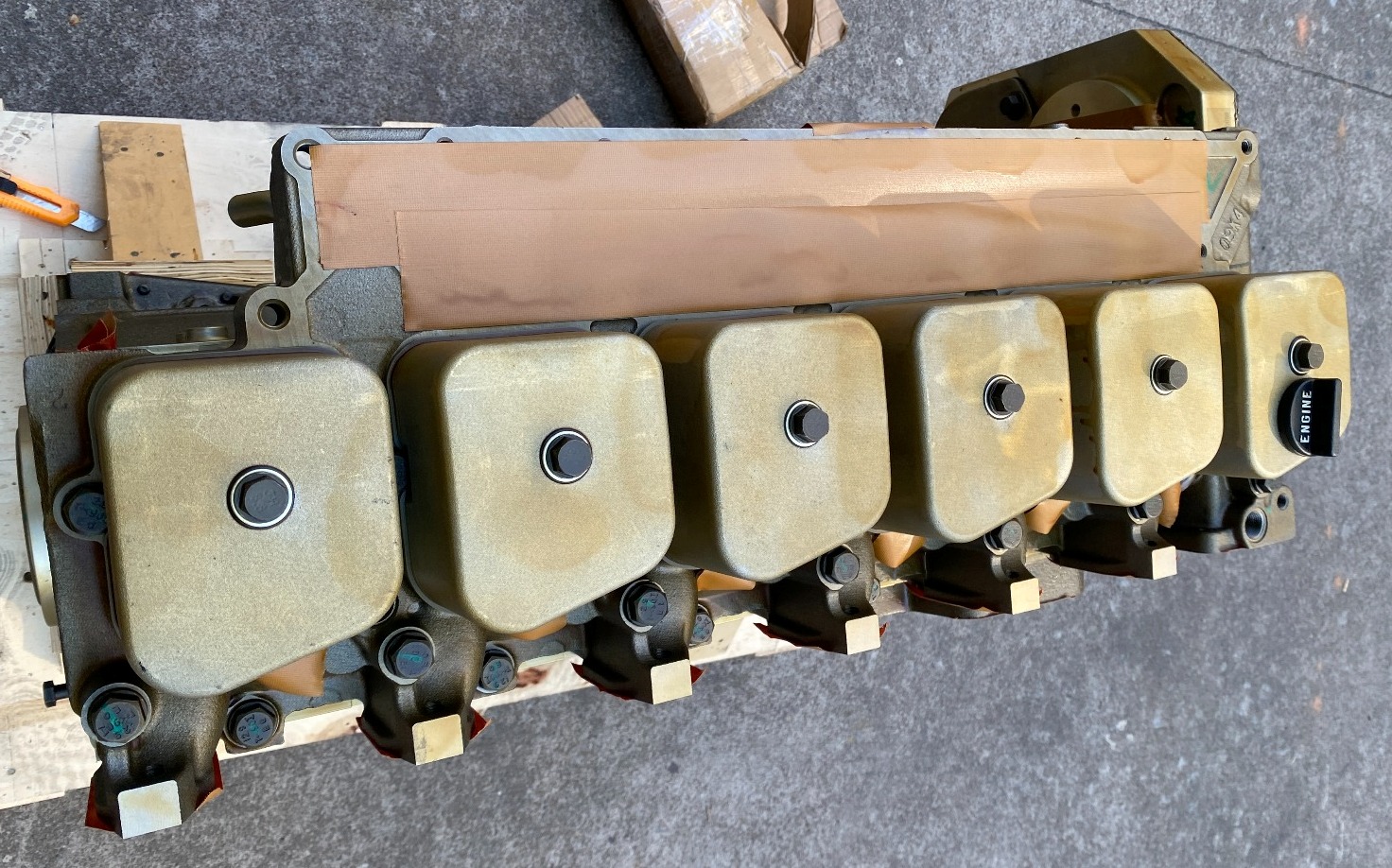 Двигатель в комплектации Long block Cummins B5.9 с поршнем 3926631 (оригинальный)