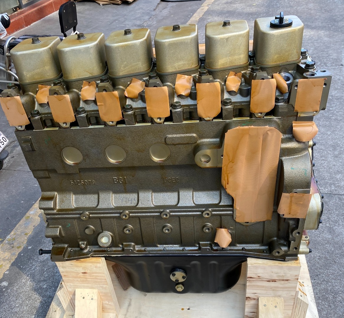 Двигатель в комплектации Long block Cummins B5.9 с поршнем 3926631 (оригинальный)