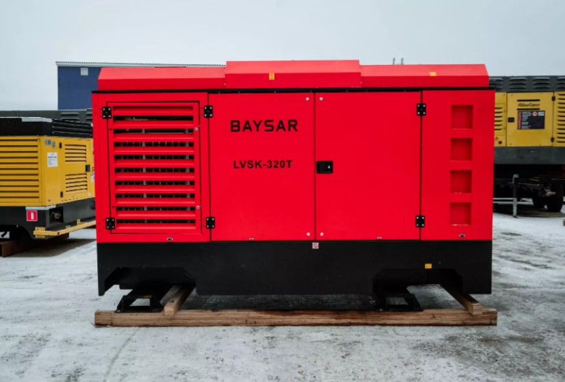 Дизельный компрессор винтовой BAYSAR LVSK-320T