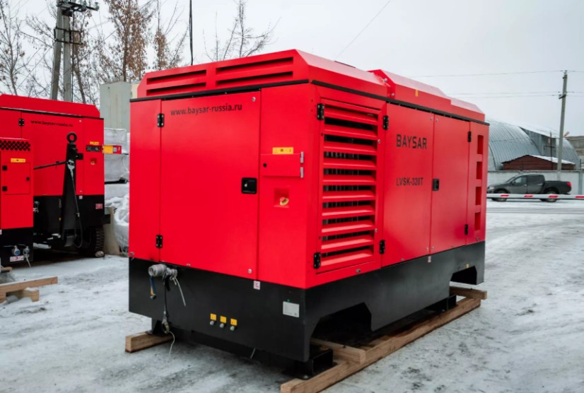 Дизельный компрессор винтовой BAYSAR LVSK-320T