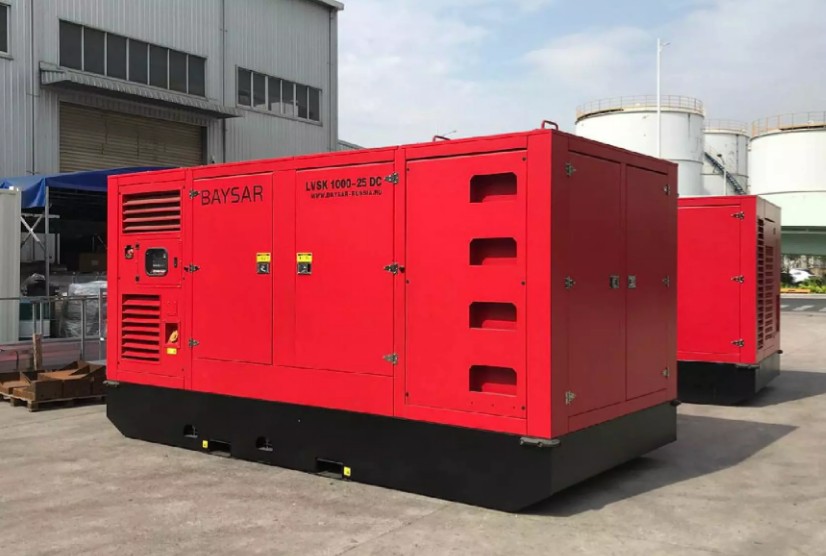 Дизельный компрессор с доохладителем BAYSAR LVSK1000-25DC