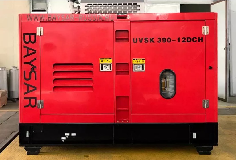 Дизельный компрессор с ПЖД и доохладителем BAYSAR UVSK 390-12DCH