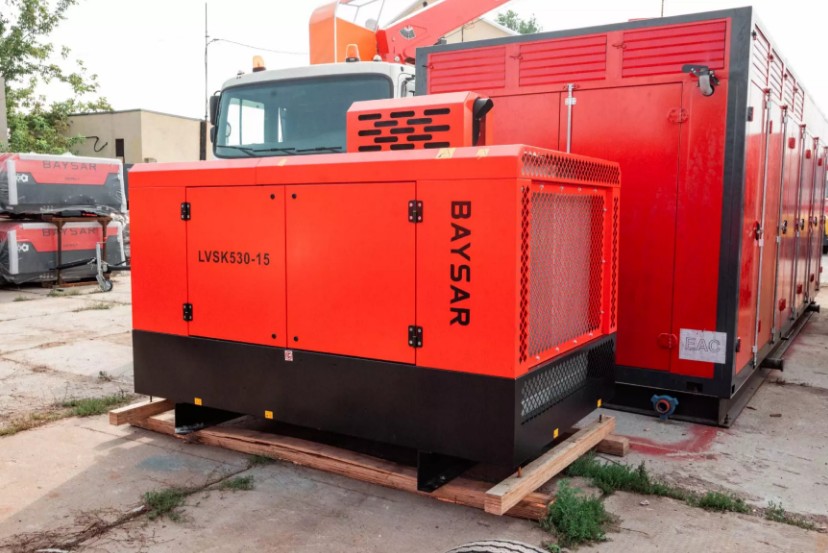 Дизельный винтовой компрессор BAYSAR LVSK 530-15
