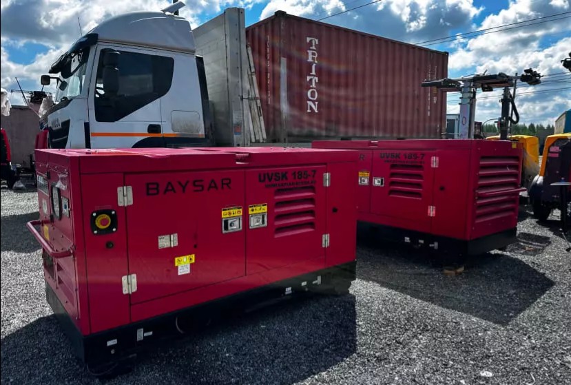 Дизельный компрессор винтовой BAYSAR UVSK 185-7