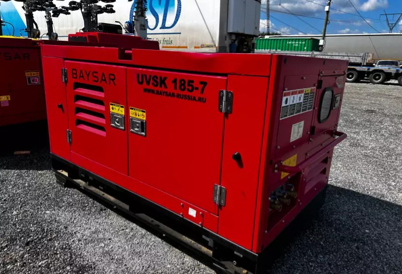 Дизельный компрессор винтовой BAYSAR UVSK 185-7
