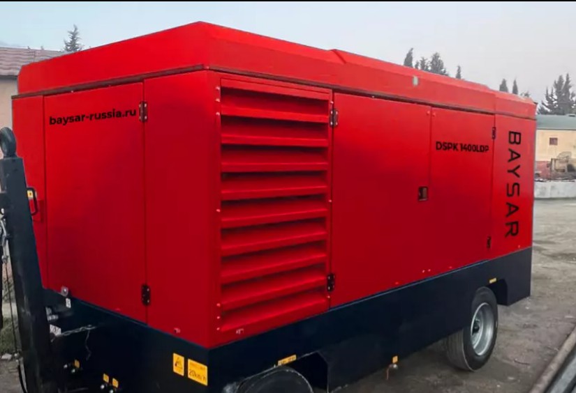 Дизельный компрессор BAYSAR DSPK 1400LDP на шасси
