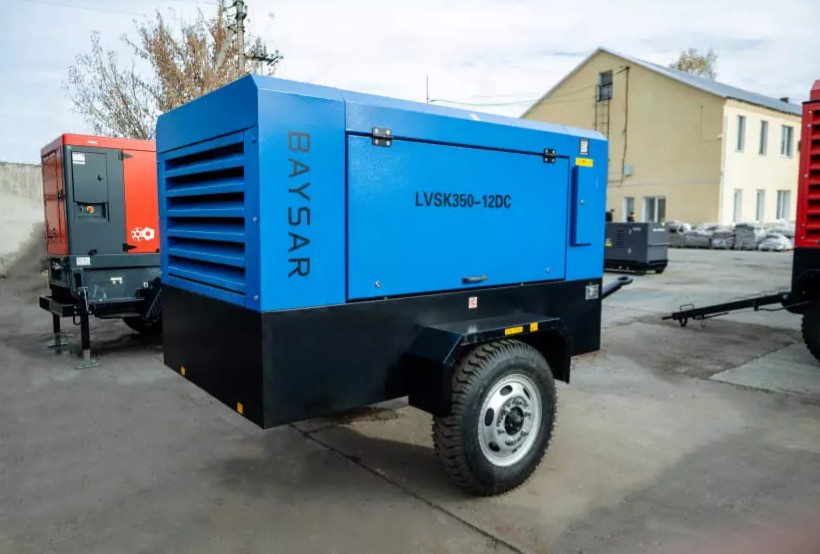 Дизельный передвижной компрессор BAYSAR LVSK350-12DC