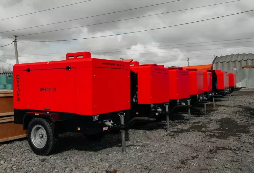 Дизельный винтовой компрессор BAYSAR DR400-12