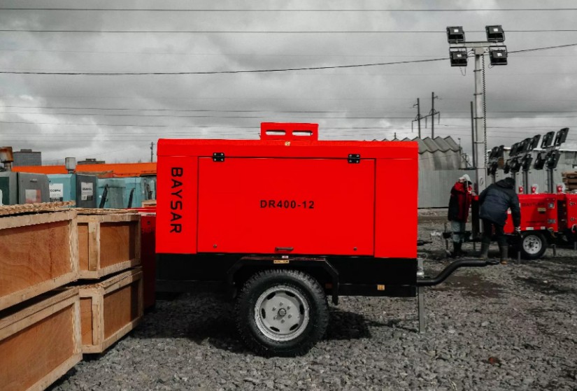 Дизельный винтовой компрессор BAYSAR DR400-12