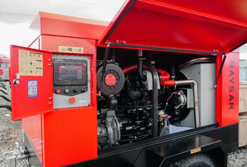 Дизельный винтовой компрессор BAYSAR DR400-12
