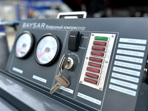 Пескоструйный компрессор BAYSAR DS185-7 в комплекте с установкой BlastRazor Z-200