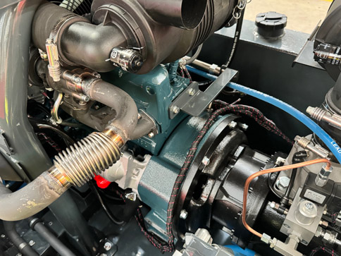 Пескоструйный компрессор BAYSAR DS185-7 в комплекте с установкой BlastRazor Z-200