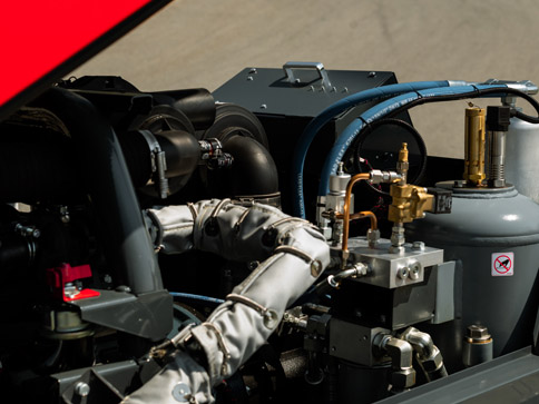 Пескоструйный компрессор BAYSAR DS185-7 в комплекте с установкой BlastRazor Z-200
