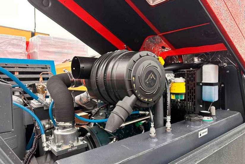 Дизельный компрессор BAYSAR DR165-8 на шасси