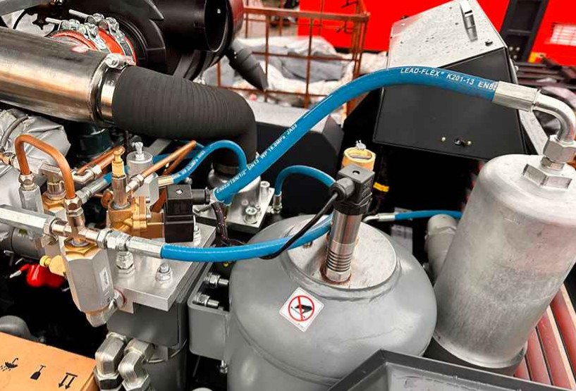 Дизельный компрессор BAYSAR DR165-8 на шасси