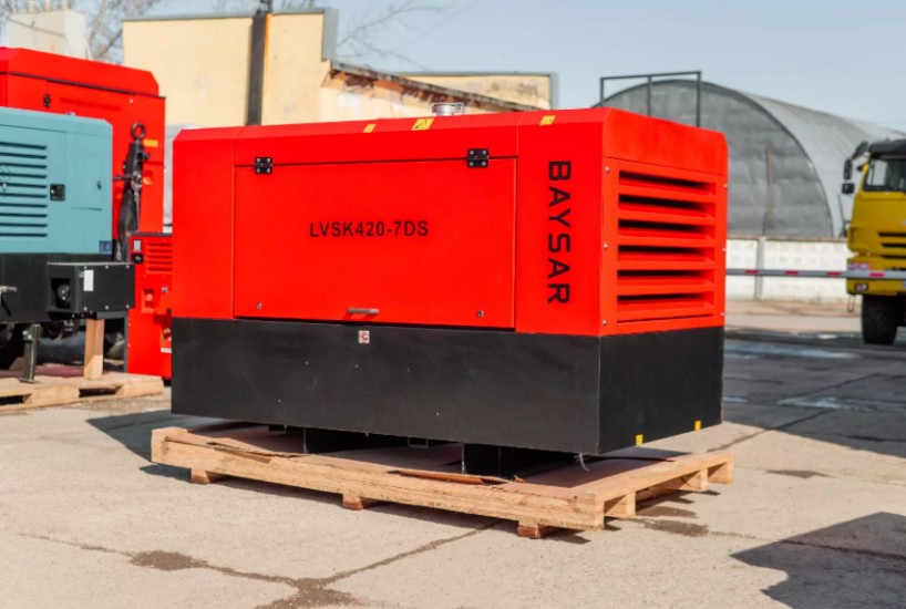 Дизельный компрессор BAYSAR LVSK420-7DC