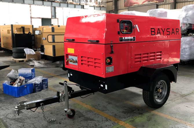 Дизельный компрессор винтовой BAYSAR GVSK 185-7D