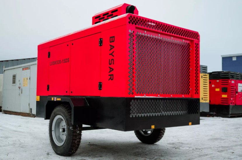 Дизельный компрессор BAYSAR LVSK 530-15DS