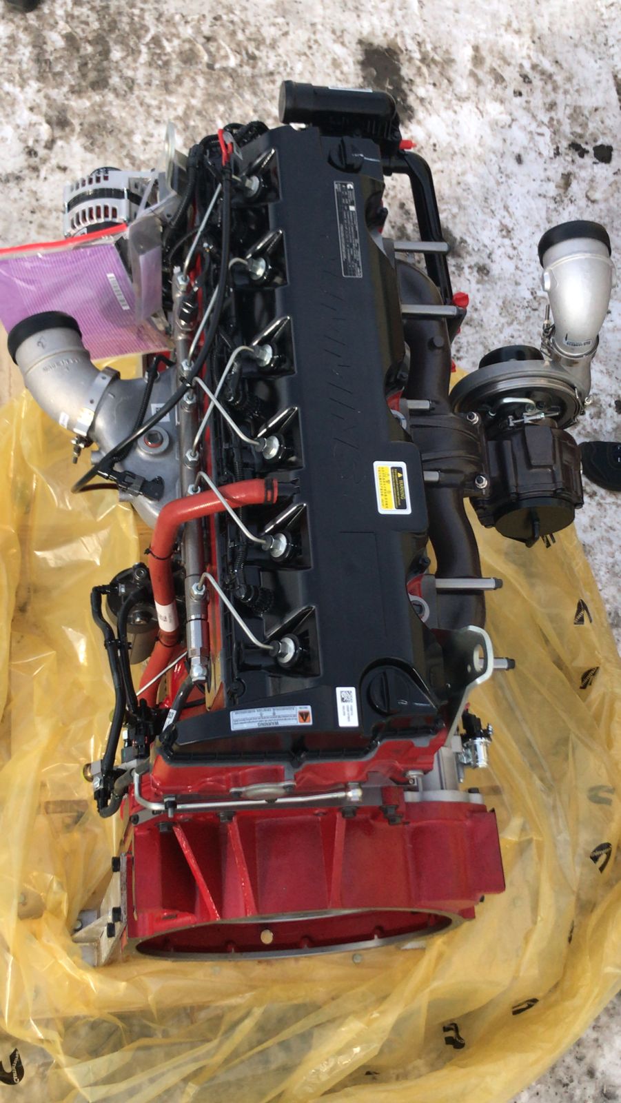 Двигатель Cummins ISG12E5500 в сборе