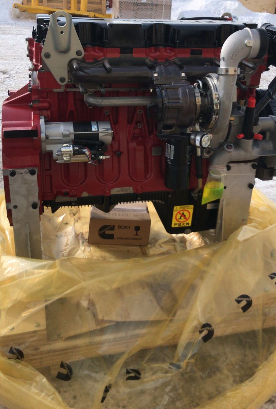 Двигатель Cummins ISG12E5500 в сборе