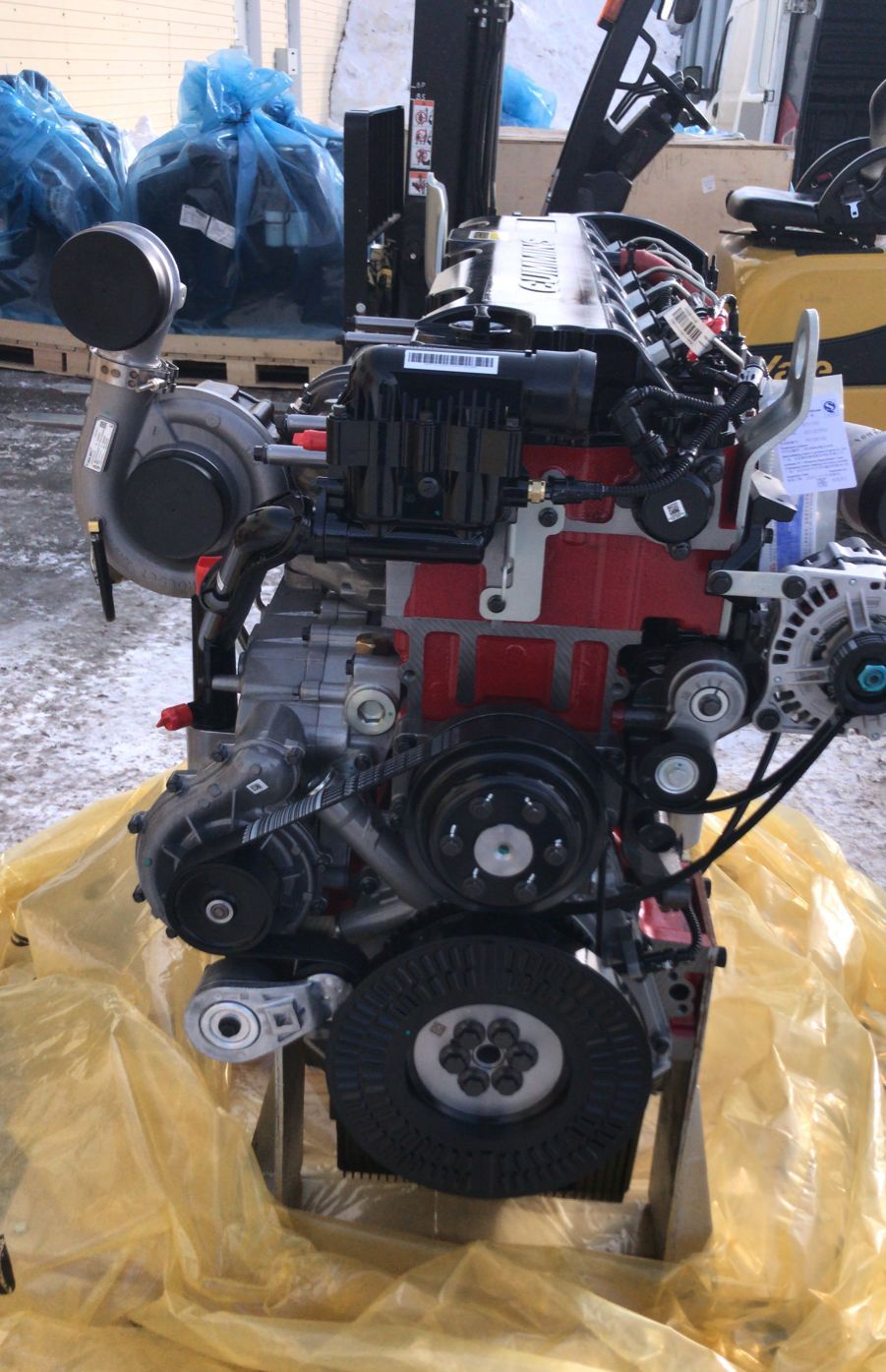 Двигатель Cummins ISG12E5500 в сборе